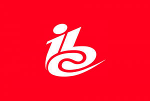 IBC logo on the red background
